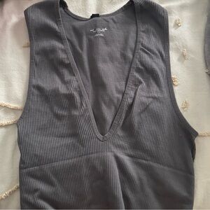 Urban Outfitters Grey Tank Top